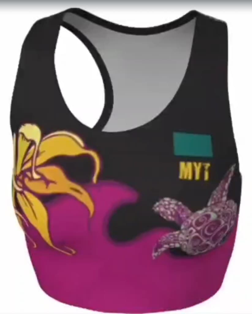 Brassière sélection Jeux des Îles Nyamba — recto