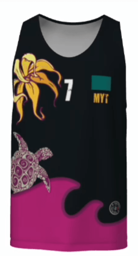Débardeur sélection Jeux des Îles Nyamba — recto