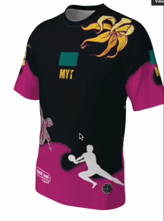 T-shirt unisexe sélection Jeux des Îles Nyamba — recto