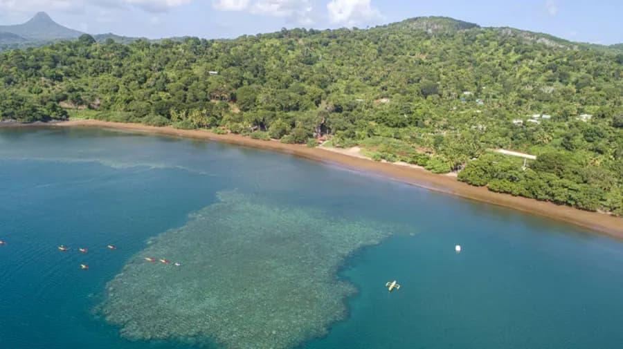 Musicale Plage, plage sauvage de la côte sud de Mayotte